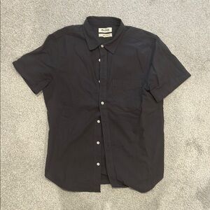 Madewell Dark Gray Casual Button Down Men’s Shirt Size Medium